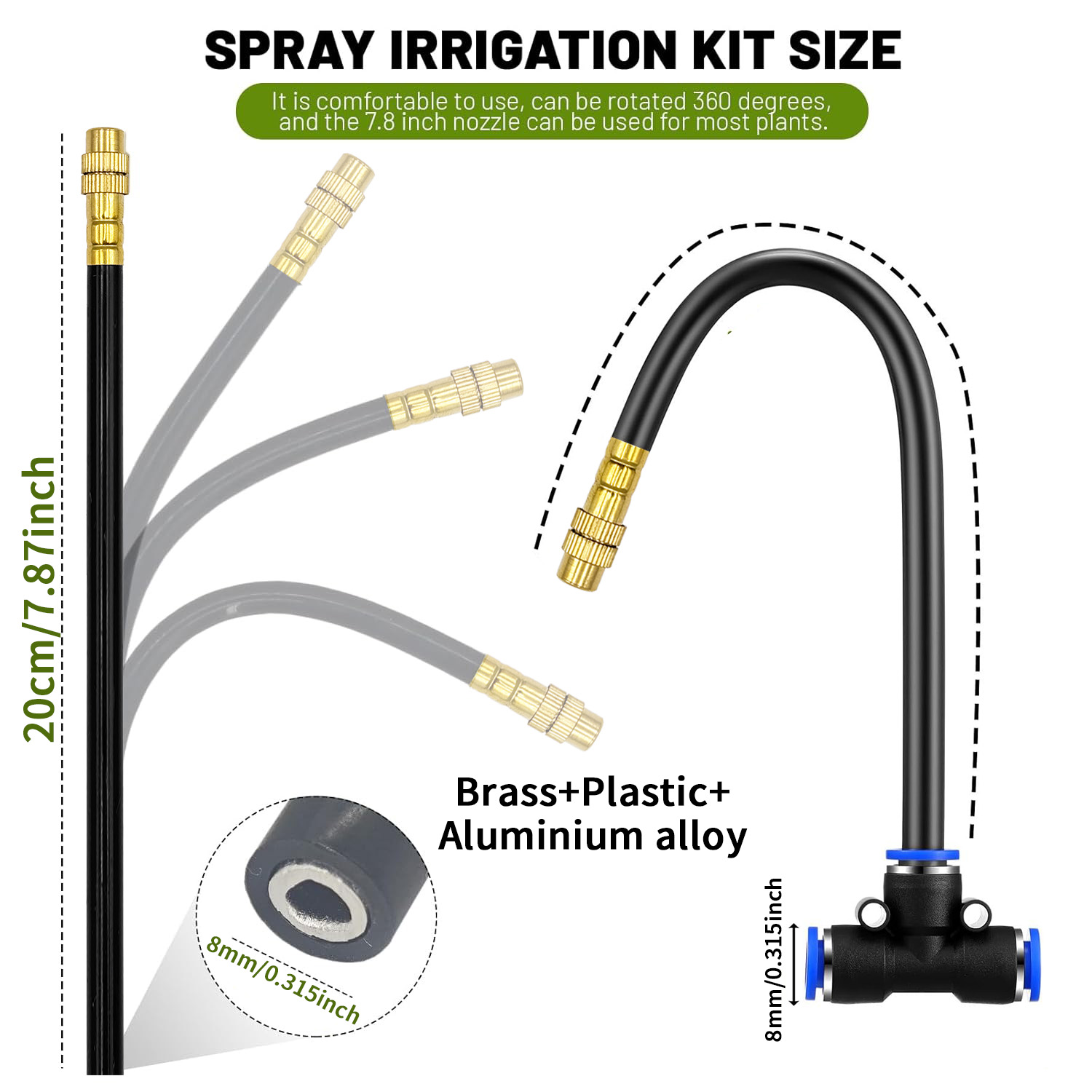 5/8mm PE Hose Sprayer Kit 60W  - огляд і ціна Automatic Plant Waterer