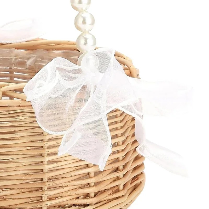 Pearl Handle Rattan Wedding Fl - огляд і ціна Gardening Tools Girls